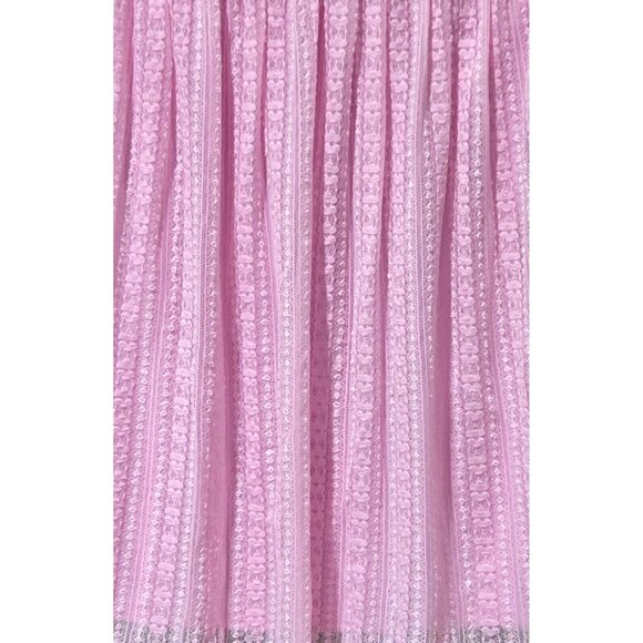 Wild Fable Women's Medium Light Pink Sheer Lace & Lined Sweetheart Mini Dress - Picture 2 of 8